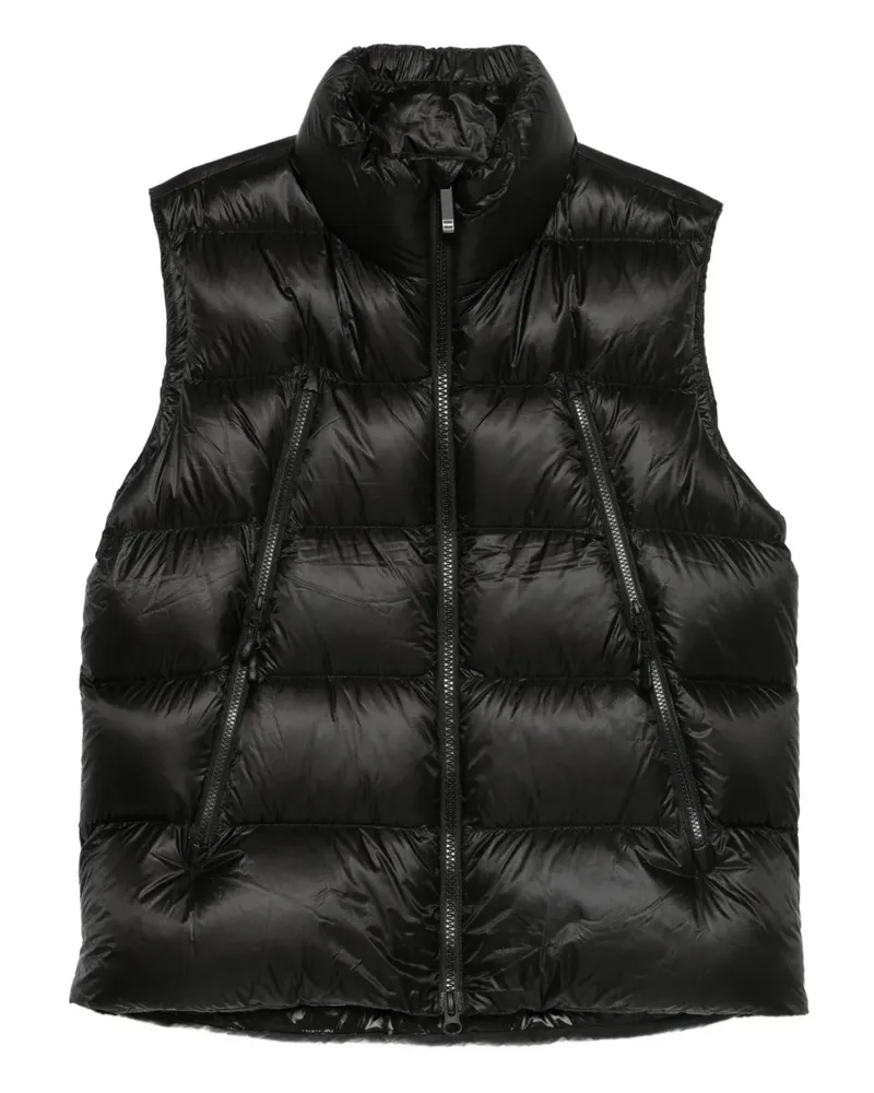 OUTHERE Gesteppte Weste mit Reißverschluss - Schwarz Schwarz