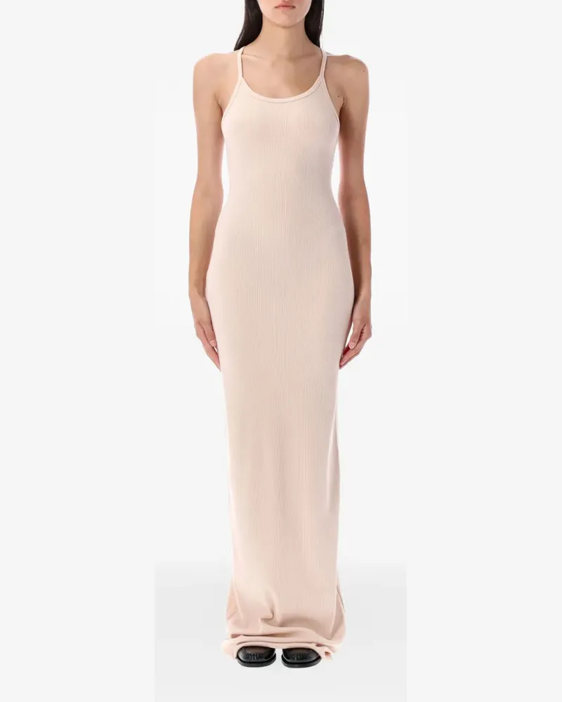 ÉTERNE ribbed maxi dress - Nude Nude