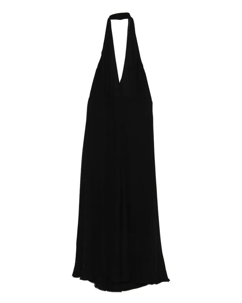 Safiyaa Ärmelloses Neckholder-Kleid - Schwarz Schwarz