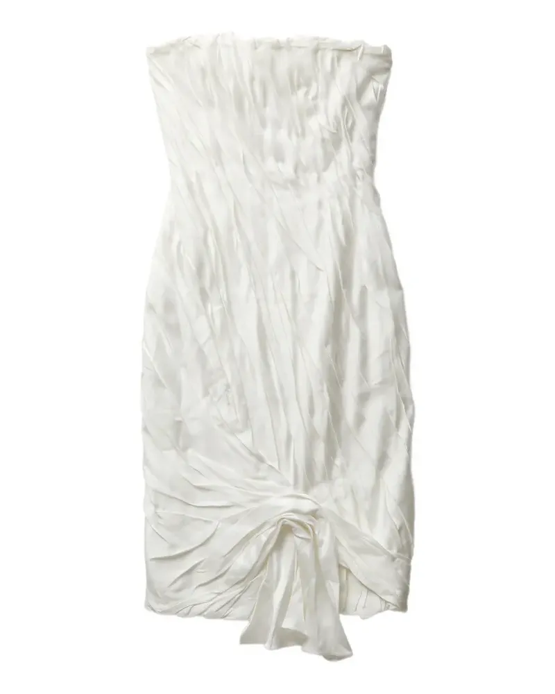 Versace Kleid mit Knoten - Weiß Weiß