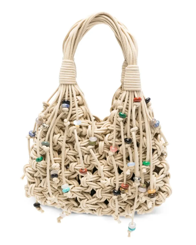 HIBOURAMA mini Vannifique Desert Stone tote bag - Nude Nude