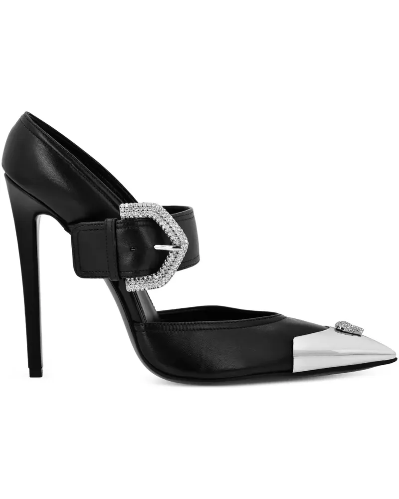 Philipp Plein Pumps mit spitzer Kappe - Schwarz Schwarz