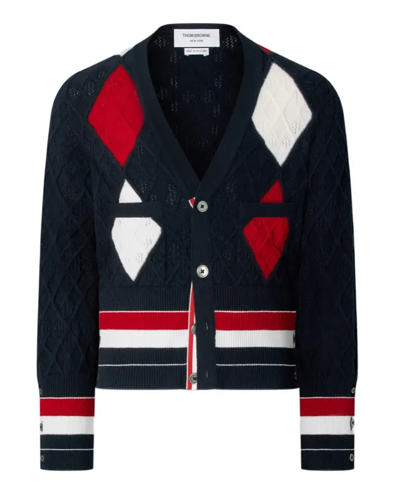 Thom Browne Cardigan aus Kaschmir - Blau Blau