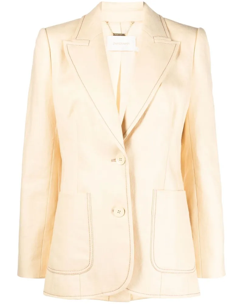 Zimmermann High Tide Smoking-Blazer - Gelb Gelb
