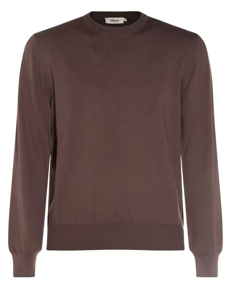 Altea Pullover aus Baumwolle Braun