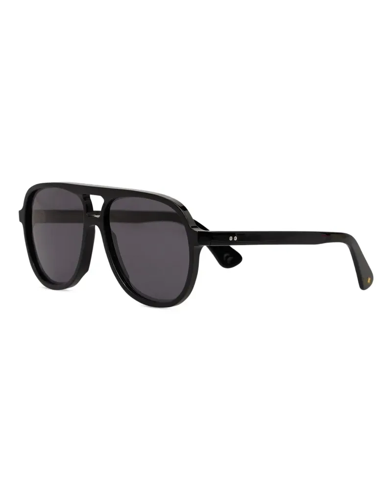 Golden Goose Sonnenbrille mit Oversized-Gestell - Schwarz Schwarz