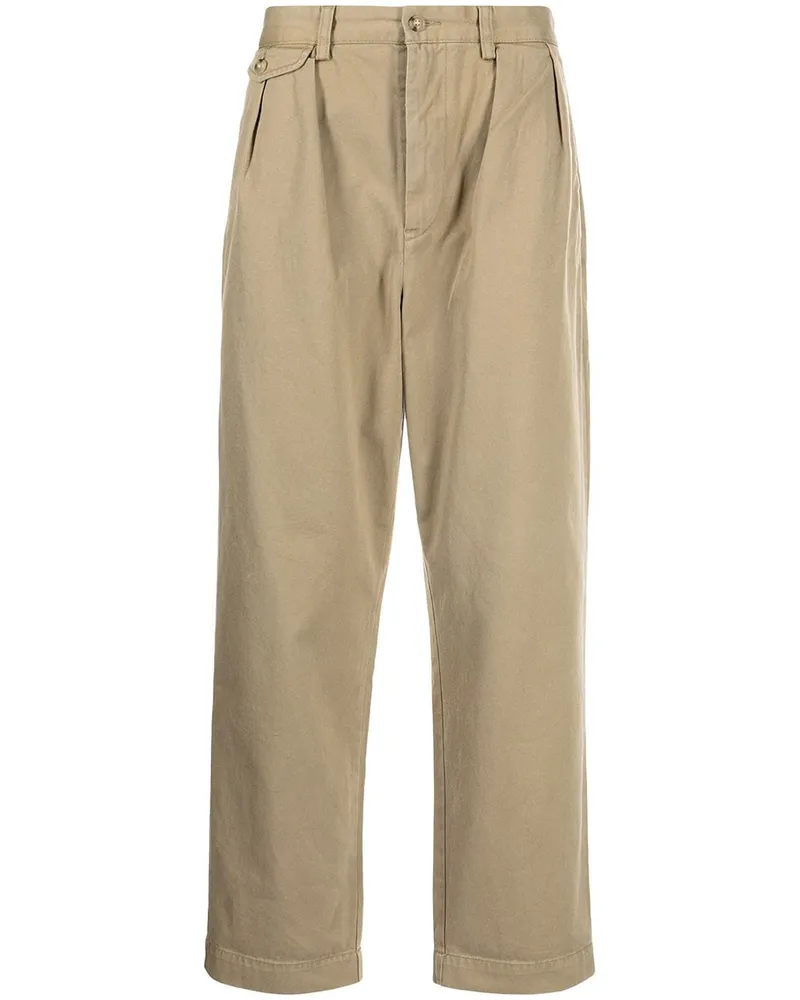 Ralph Lauren Withman Twill-Hose mit Falten - Braun Braun