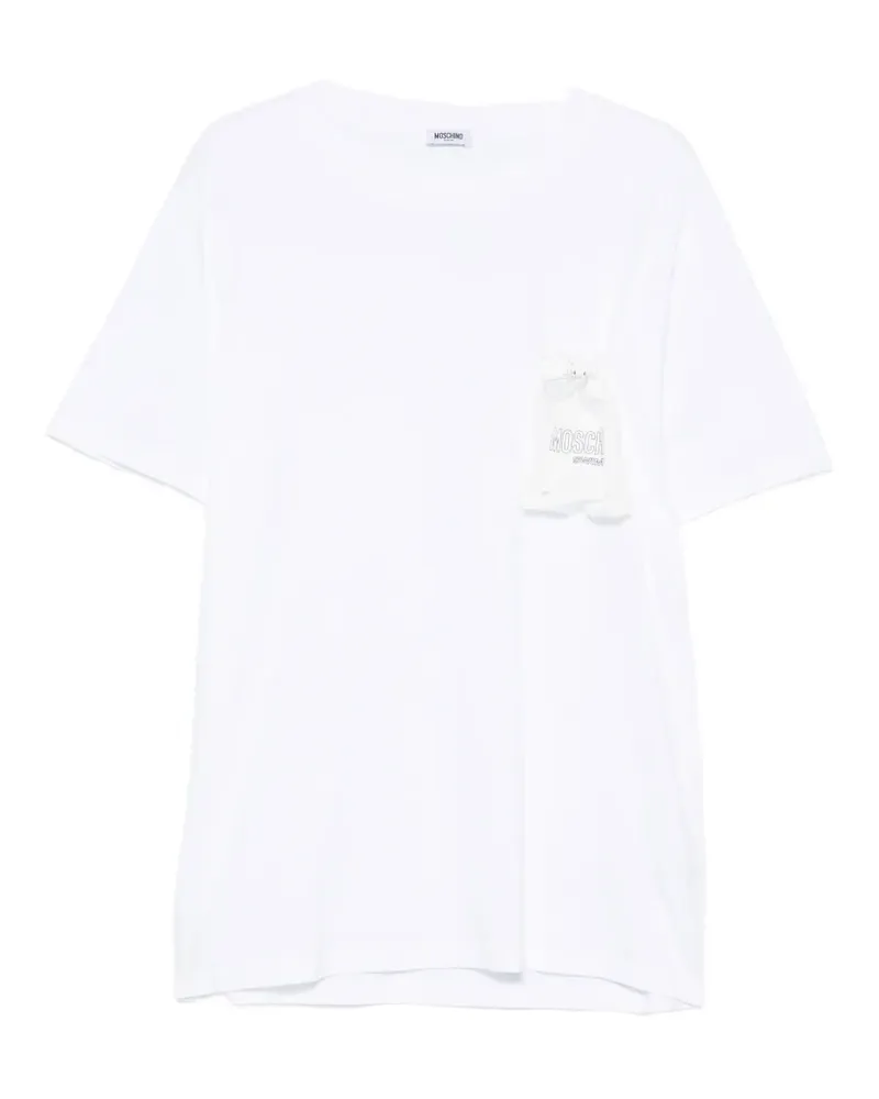 Moschino Klassisches T-Shirt - Weiß Weiß