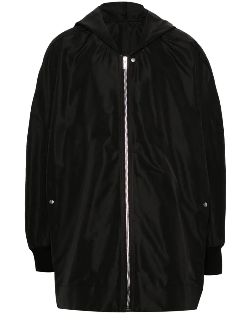 Rick Owens Jumbo Peter Kapuzenmantel - Schwarz Schwarz