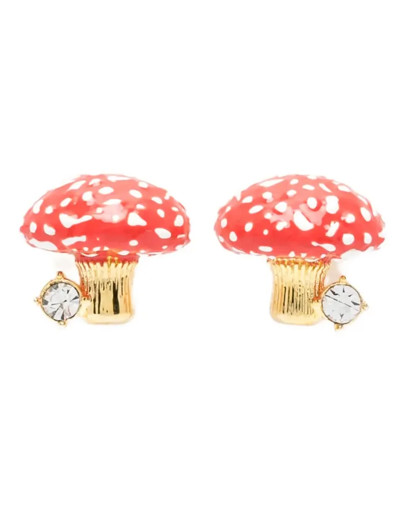 Les Néréides mushroom earrings - Gold Gold