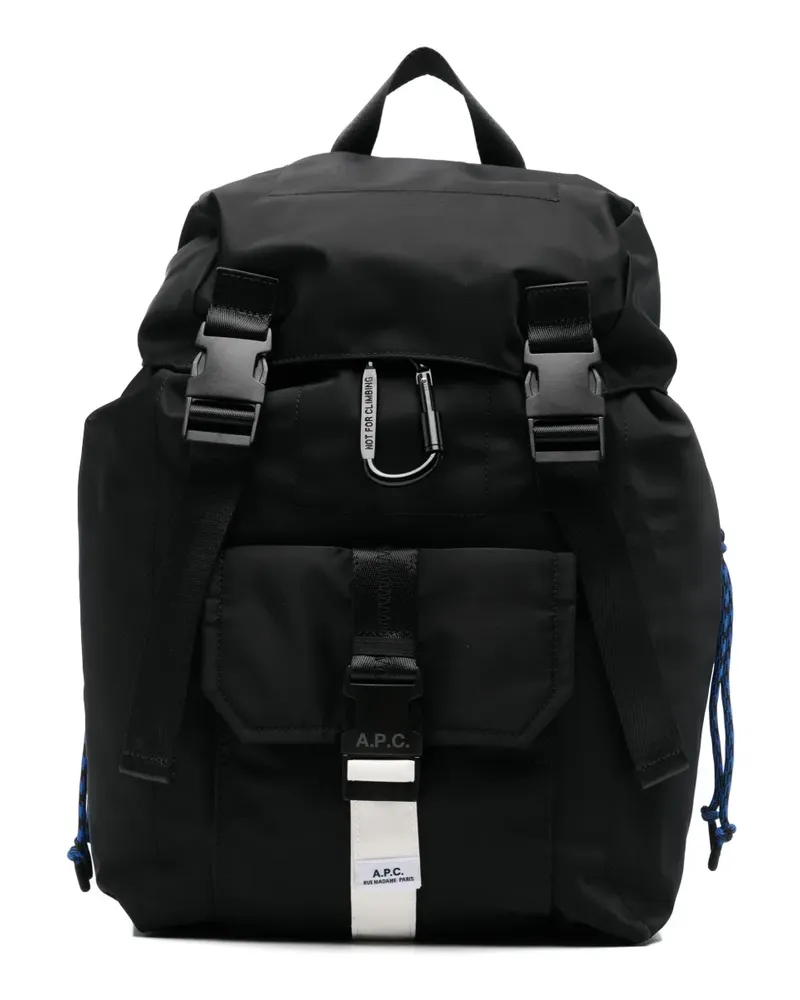 A.P.C. Trek Rucksack - Schwarz Schwarz