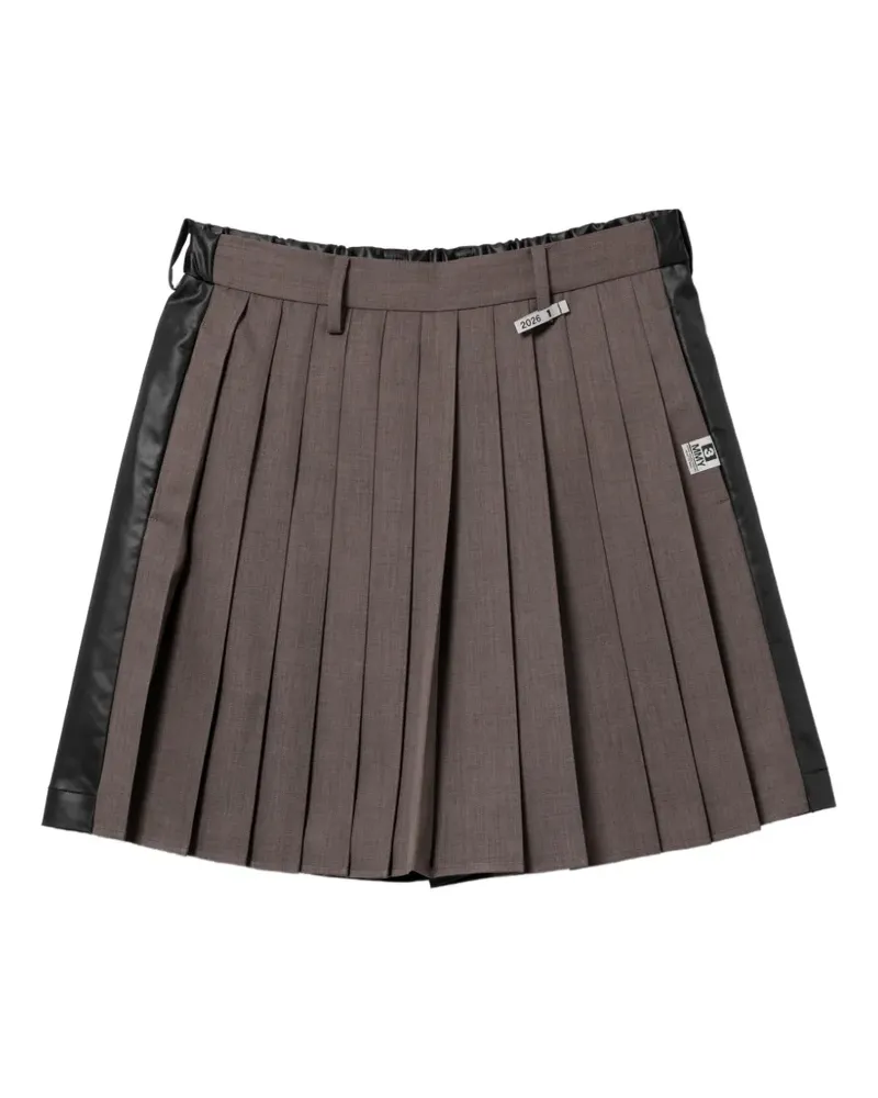 MIHARAYASUHIRO Hosenrock mit Einsätzen - Braun Braun