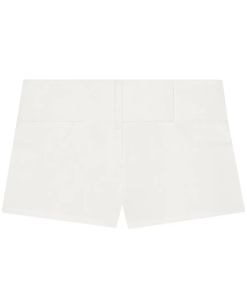 Courrèges Shorts mit Gürtel - Weiß Weiß