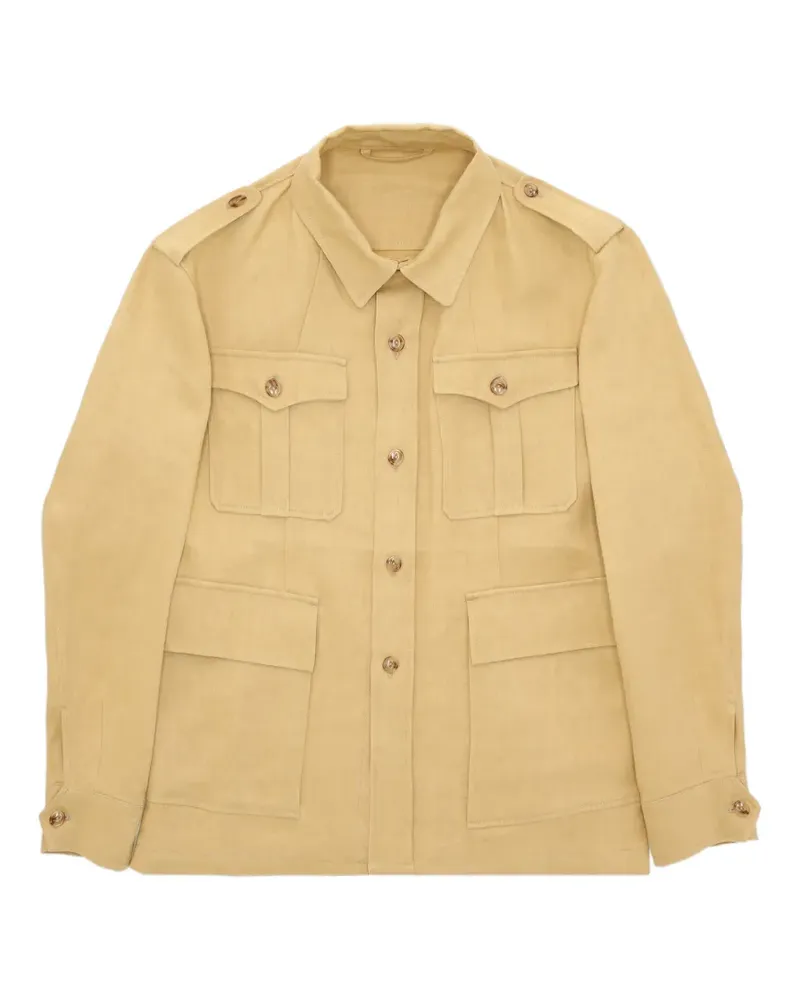 Fortela Owen safari jacket - Nude Nude