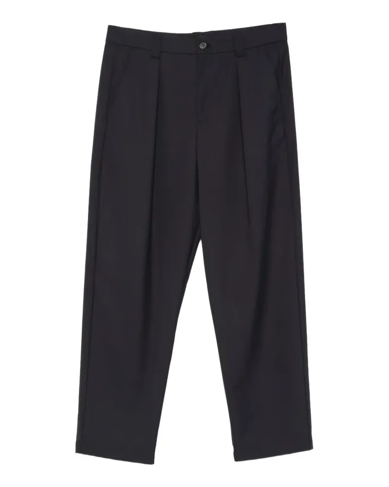 A.P.C. pleated straight-leg trousers - Blau Blau