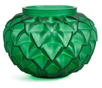 Languedoc Vase aus Kristall - Grün