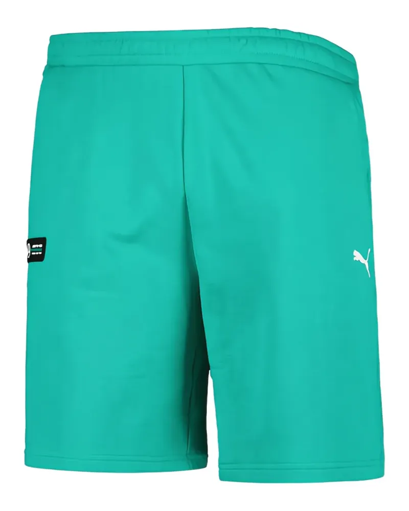 Puma x Mercedes AMG Petronas Joggingshorts mit Logo-Print - Grün Grün