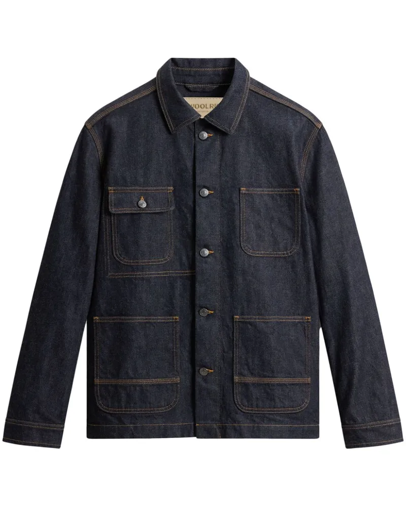 Woolrich Klassisches Jeanshemd - Blau Blau