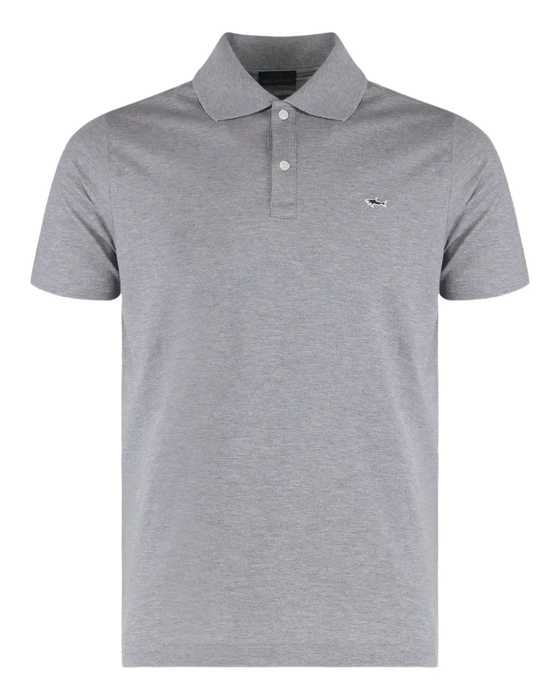 Paul & Shark Poloshirt aus Piqué - Grau Grau
