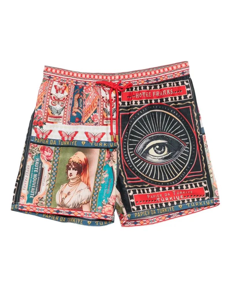 Camilla High Class Hookah Shorts - Rot Rot