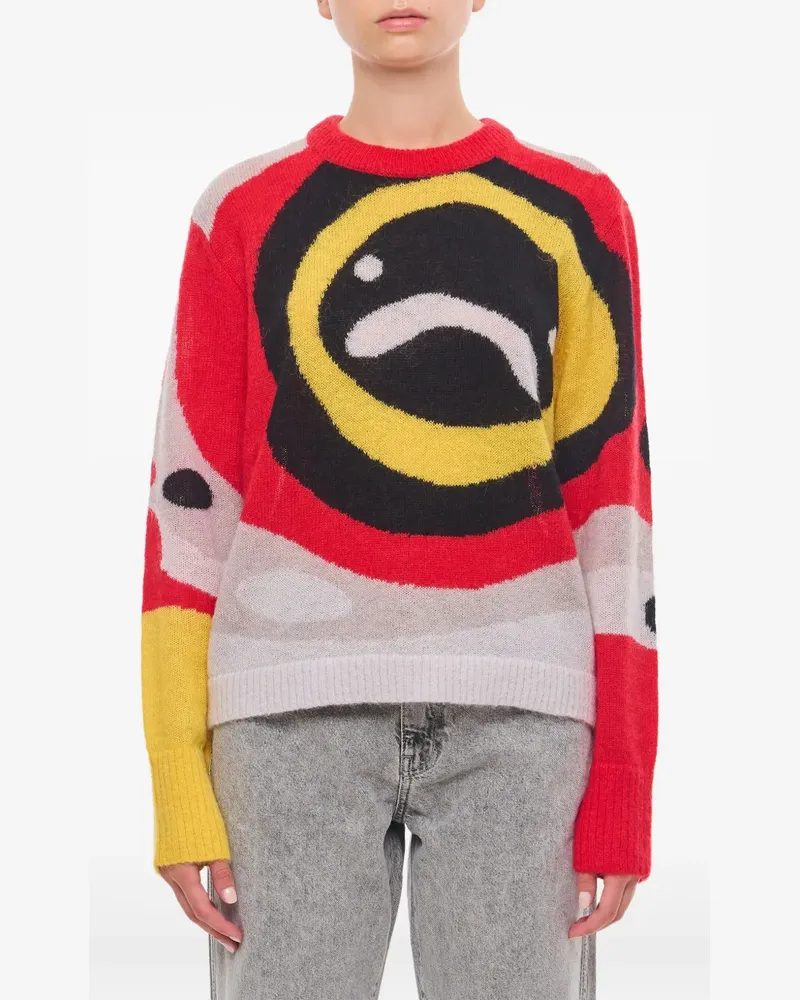 Charles Jeffrey Loverboy Pullover mit abstraktem Print - Mehrfarbig Mehrfarbig