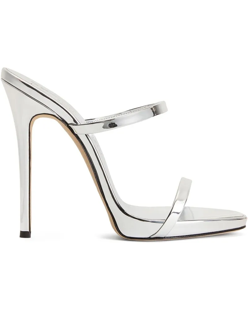 Giuseppe Zanotti Darsey Sandalen 120mm - Silber Silber