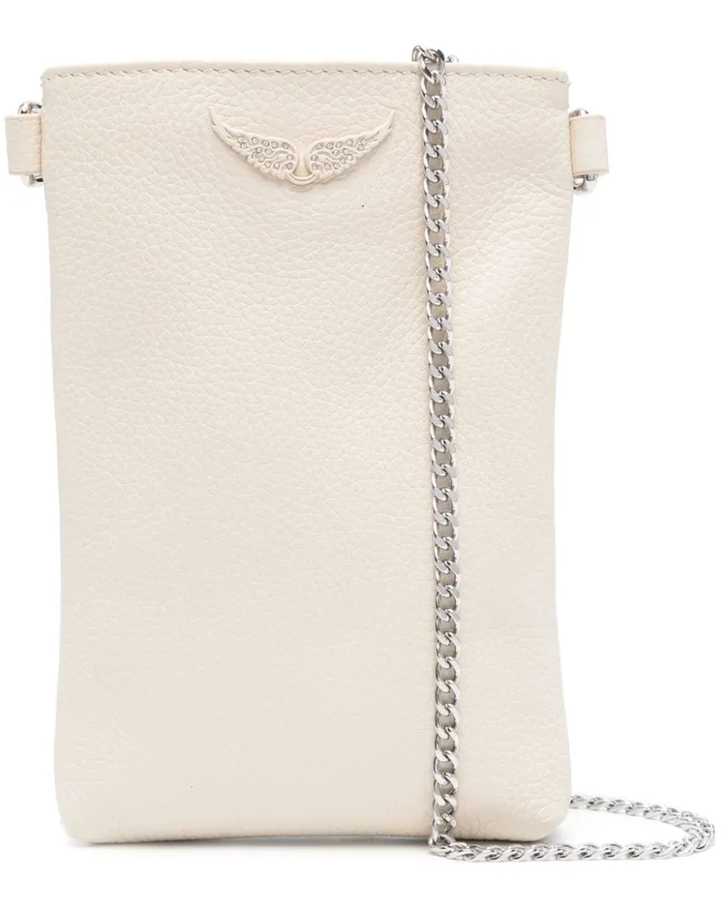 Zadig & Voltaire Handyhülle aus Leder - Nude Nude
