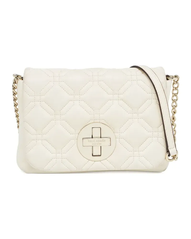 Kate Spade Gesteppte Astor Court Schultertasche - Weiß Weiß