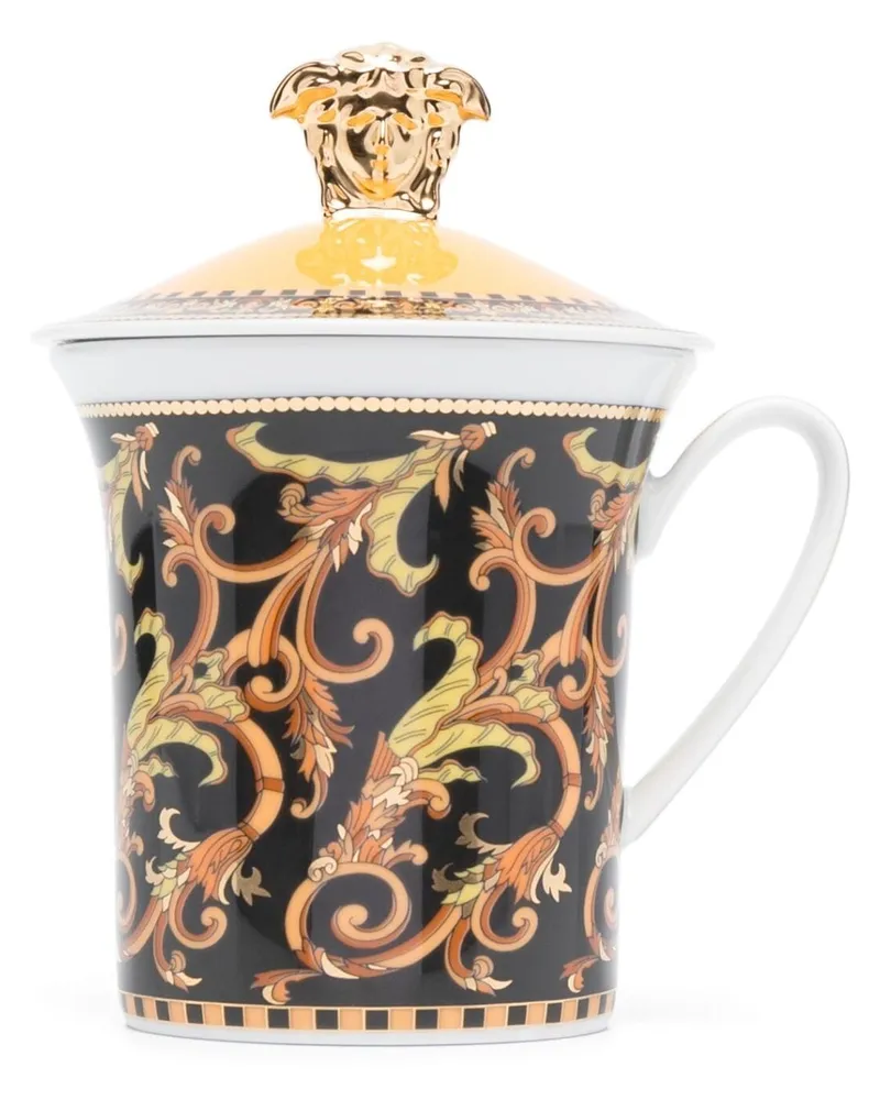 Versace x Rosenthal Tasse mit Barocco-Print - Schwarz Schwarz