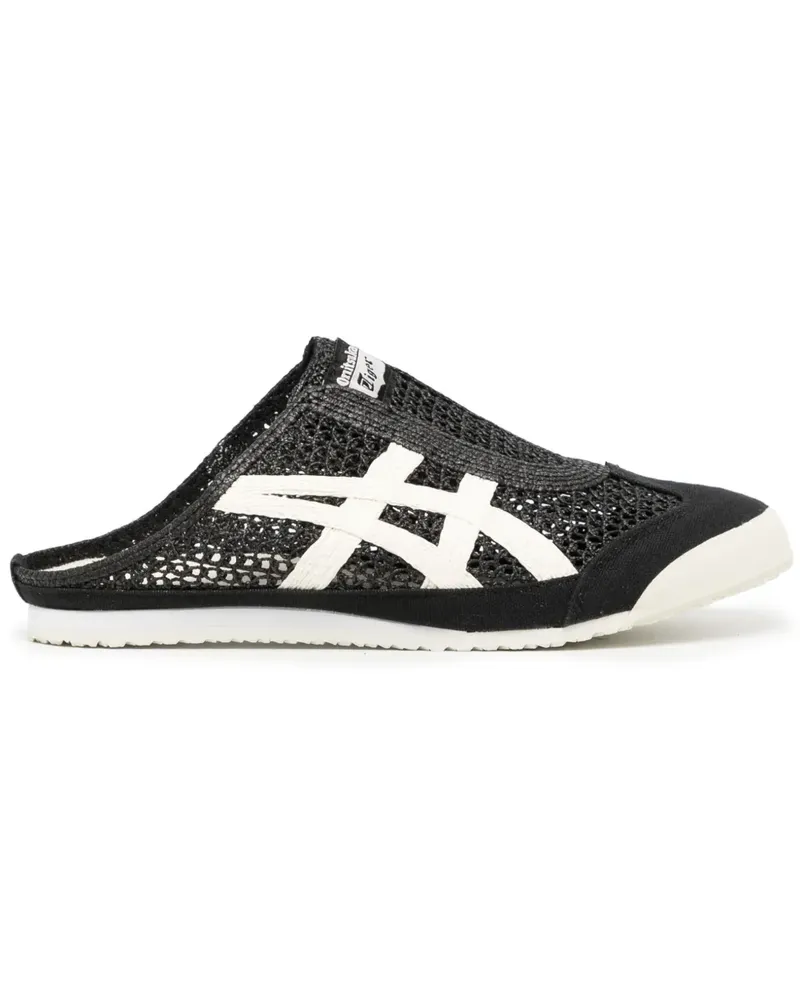 Onitsuka Tiger Mexico 66™ Sabot Mules aus Mesh - Schwarz Schwarz