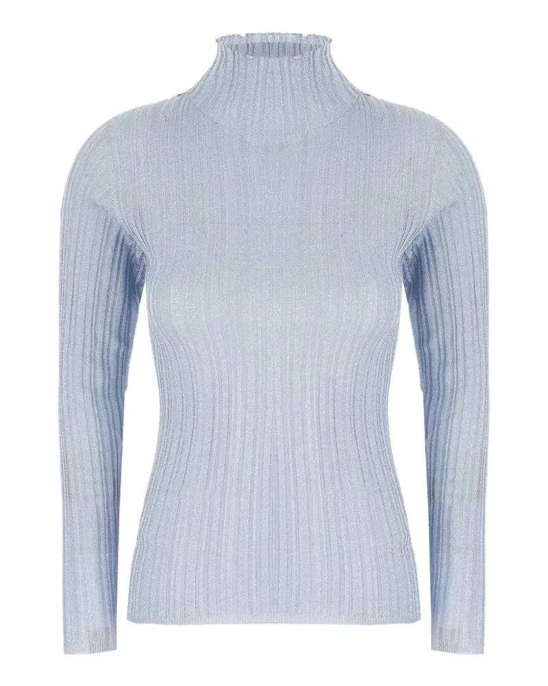 Fabiana Filippi Gerippter Pullover - Blau Blau