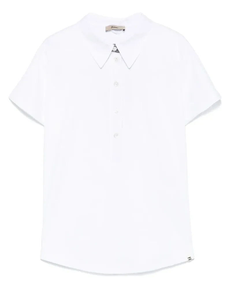 Herno Klassisches Poloshirt - Weiß Weiß