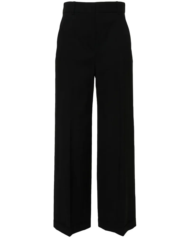 Kenzo Klassische High-Waist-Hose - Schwarz Schwarz