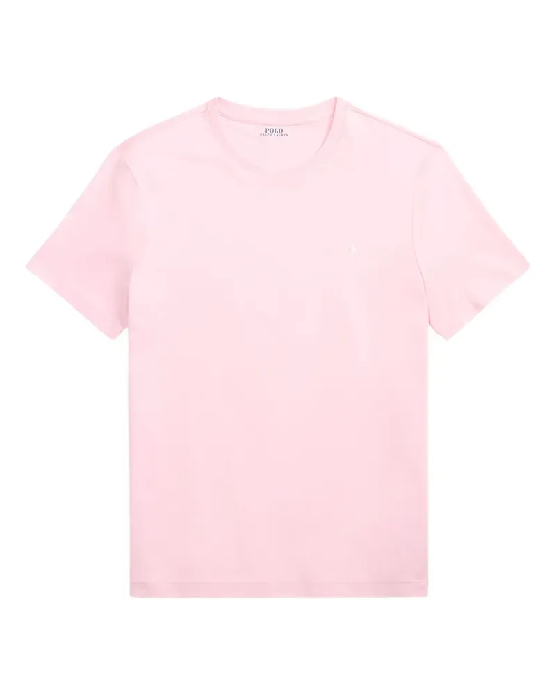 Ralph Lauren T-Shirt mit Logo-Stickerei - Rosa Rosa