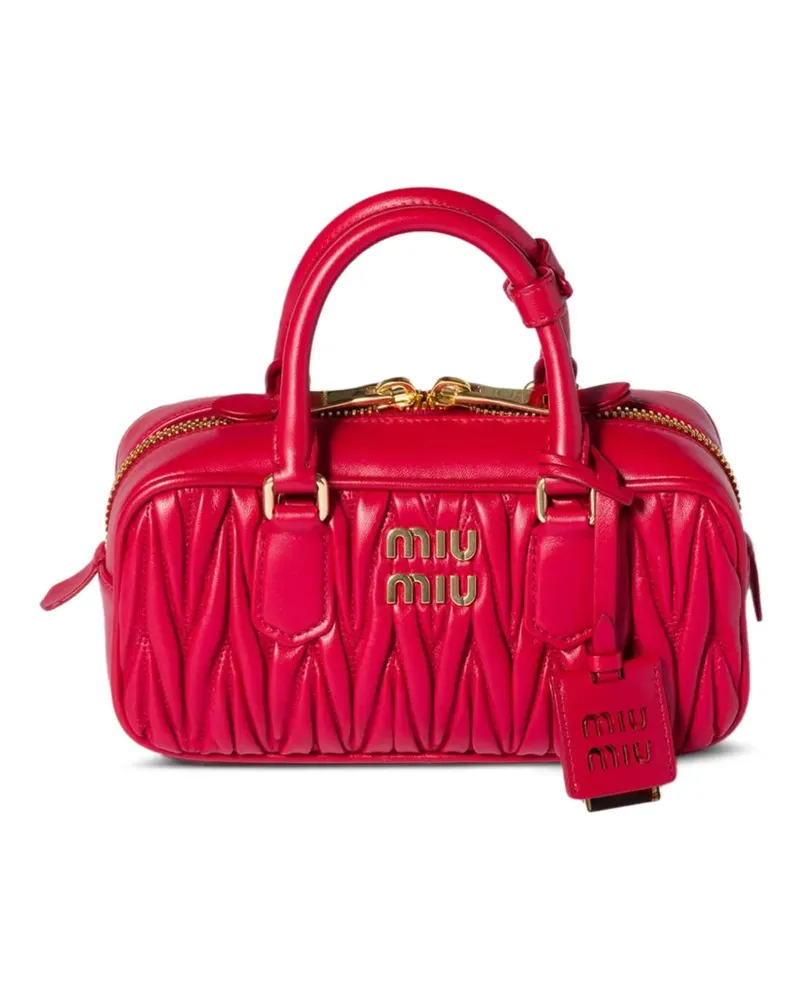 Miu Miu Arcadie matelassé nappa leather bag - Rosa Rosa