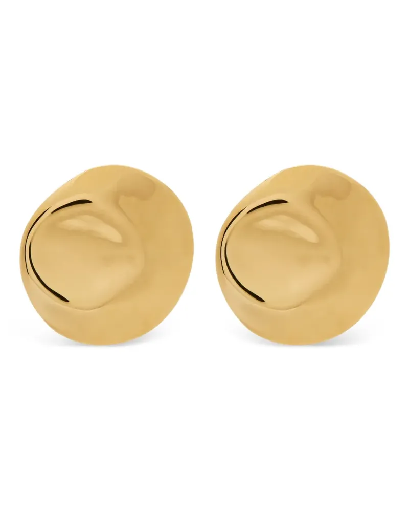 Nina Ricci Dented Medallion earrings - Gold Gold