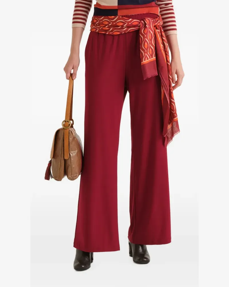 Maliparmi Hose mit besticktem Bund - Rot Rot