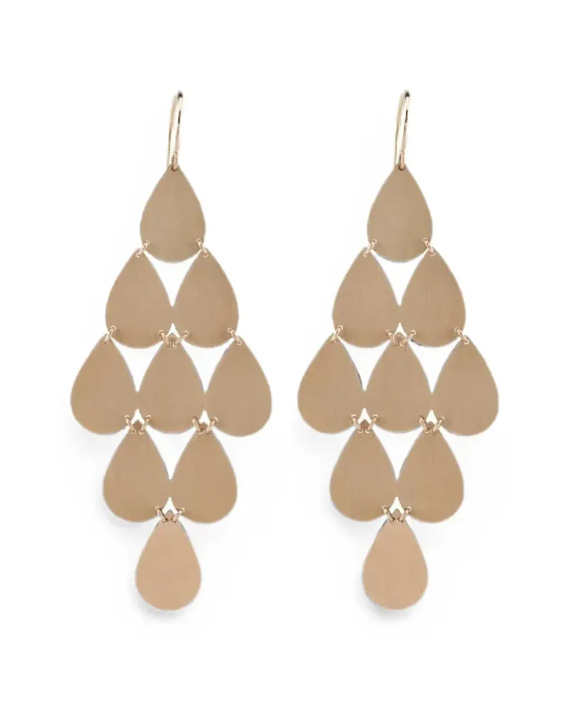 Irene Neuwirth nine-drop chandelier earrings - Rosa Rosa