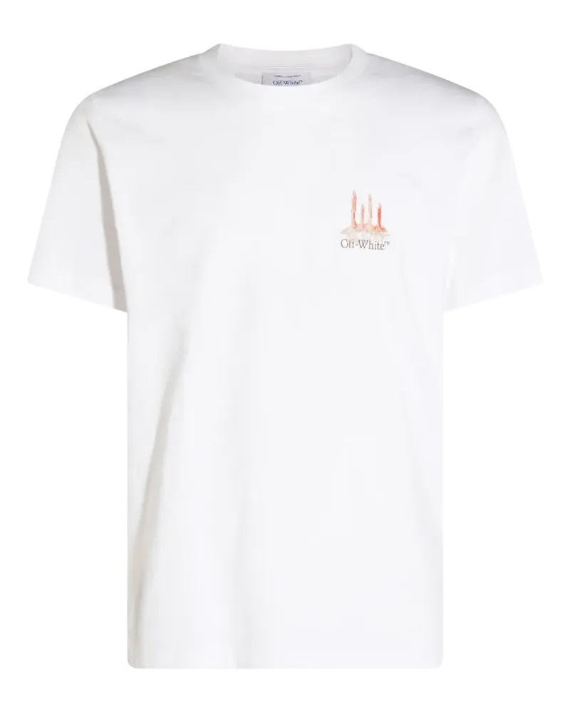 OFF-WHITE cotton T-shirt - Weiß Weiß