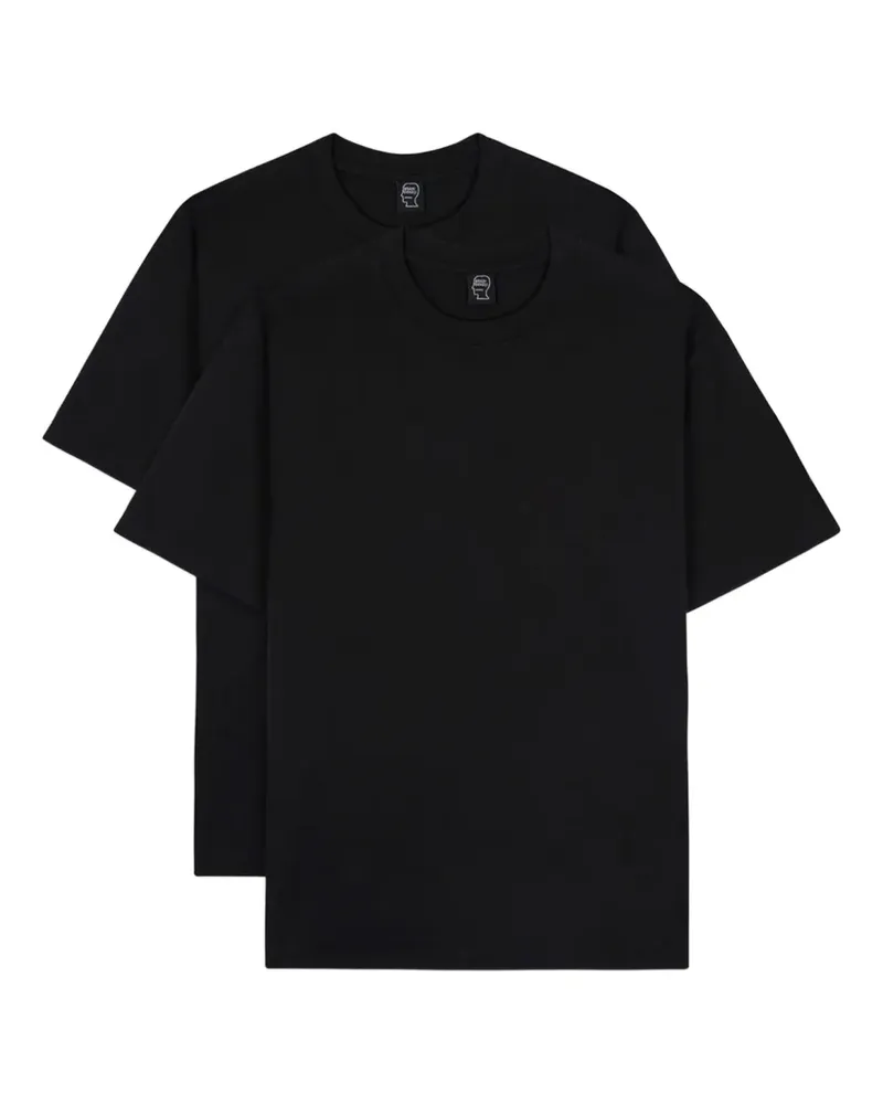 Brain Dead Easy T-Shirts (2er-Set) - Schwarz Schwarz