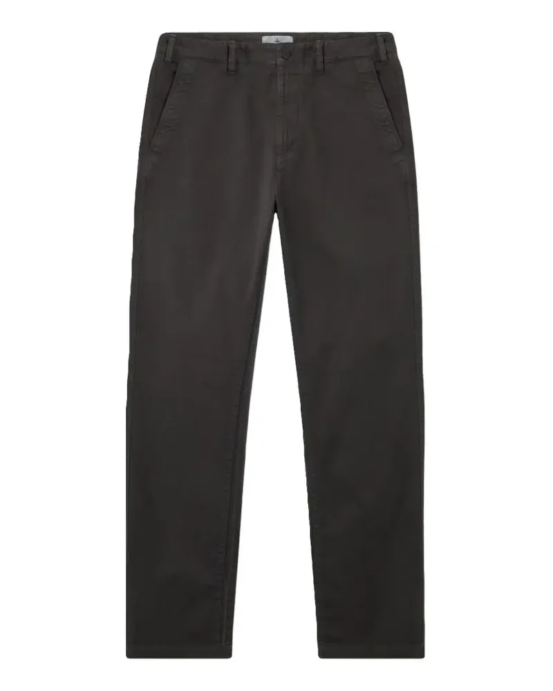 Stone Island 3100030 stretch organic broken twill cotton 'old' effect trousers - Grau Grau