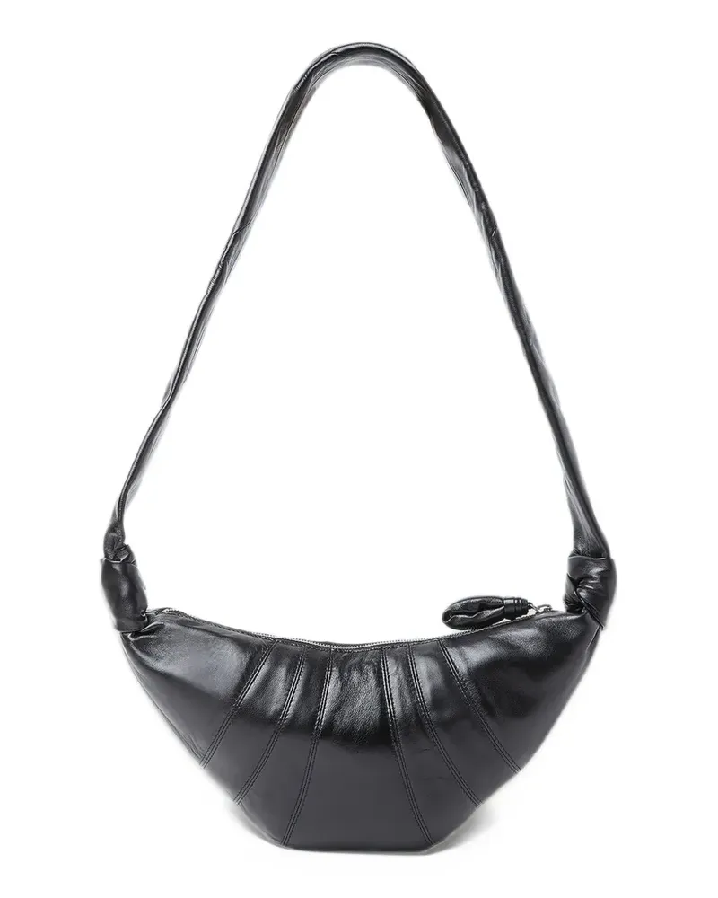 Christophe Lemaire Croissant Schultertasche - Schwarz Schwarz
