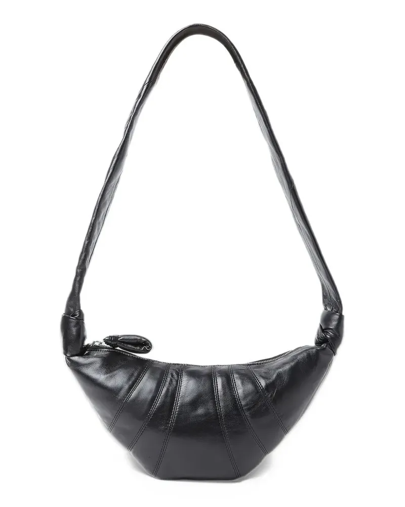 Christophe Lemaire Croissant Schultertasche - Schwarz Schwarz
