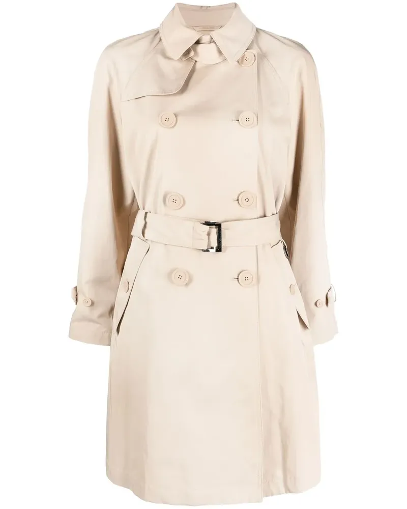 Emporio Armani Trenchcoat mit Gürtel - Nude Nude