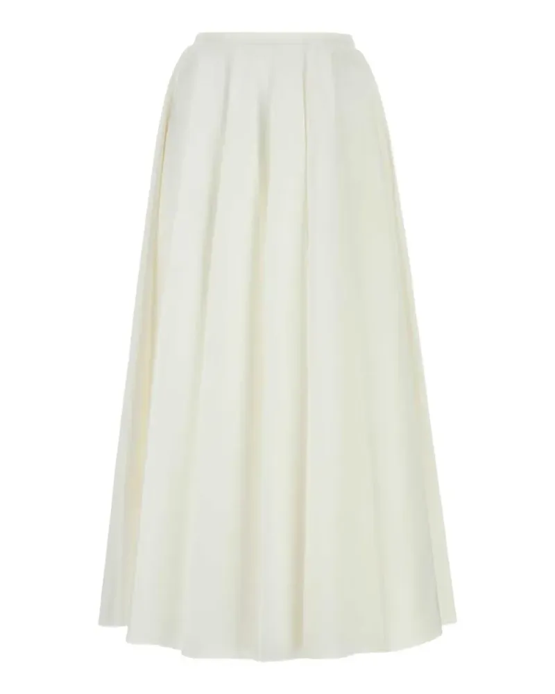 Givenchy pleated midi skirt - Weiß Weiß