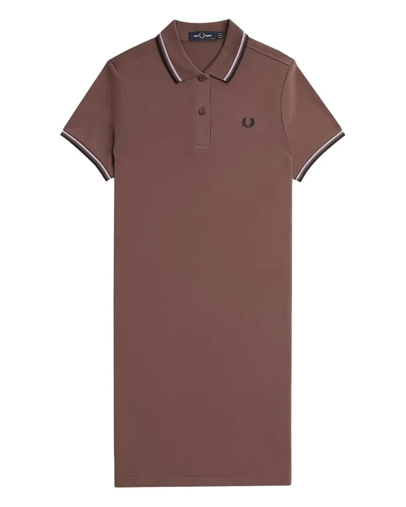 Fred Perry polo-collar mini dress - Braun Braun