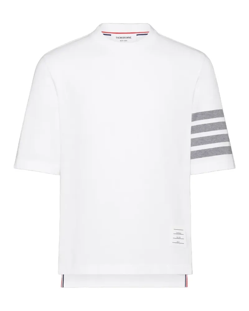 Thom Browne T-Shirt aus Jersey - Grau Grau