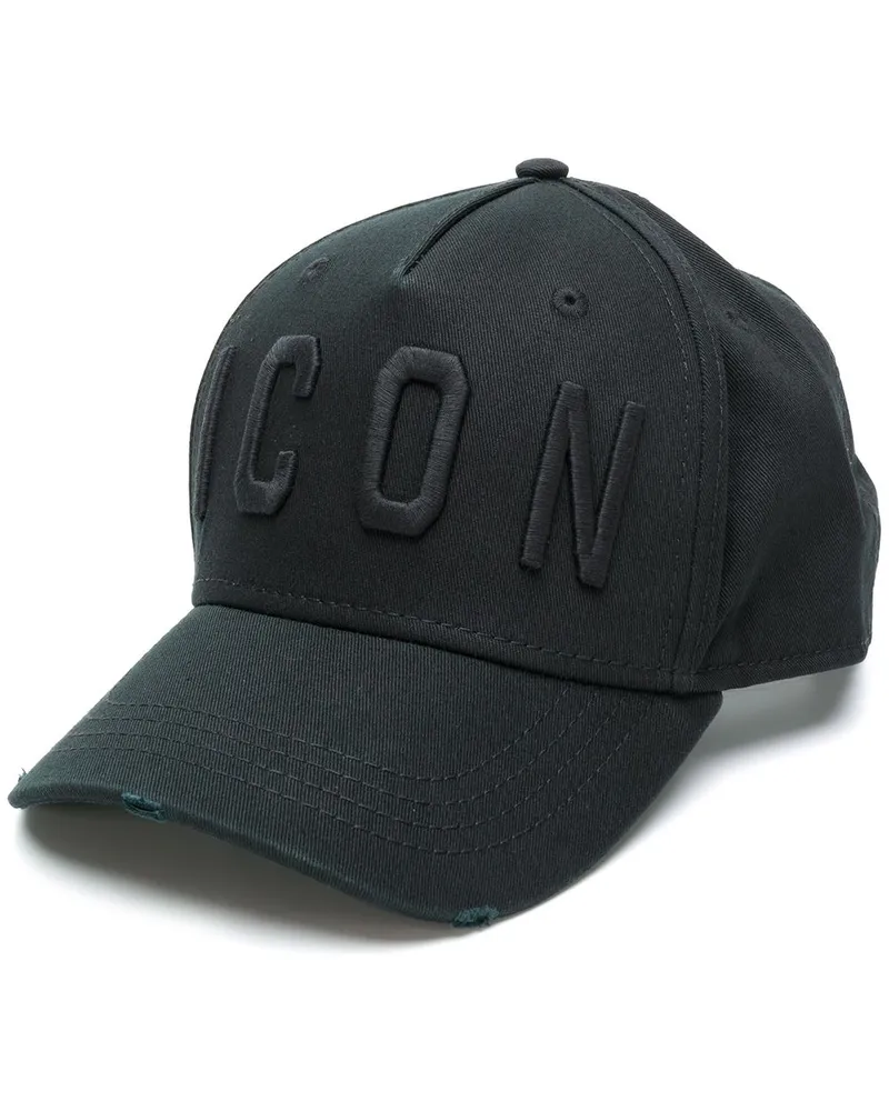 Dsquared2 Icon Baseballkappe - Schwarz Schwarz