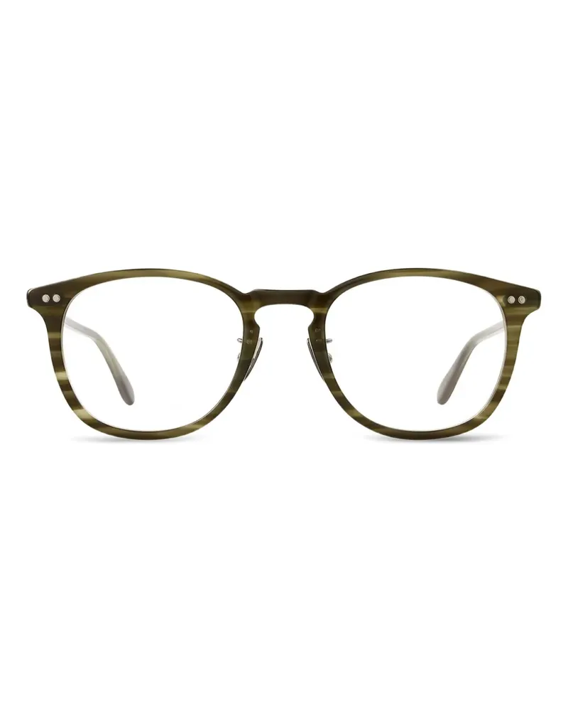 Garrett Leight Runde Kinney Brille - Grün Grün