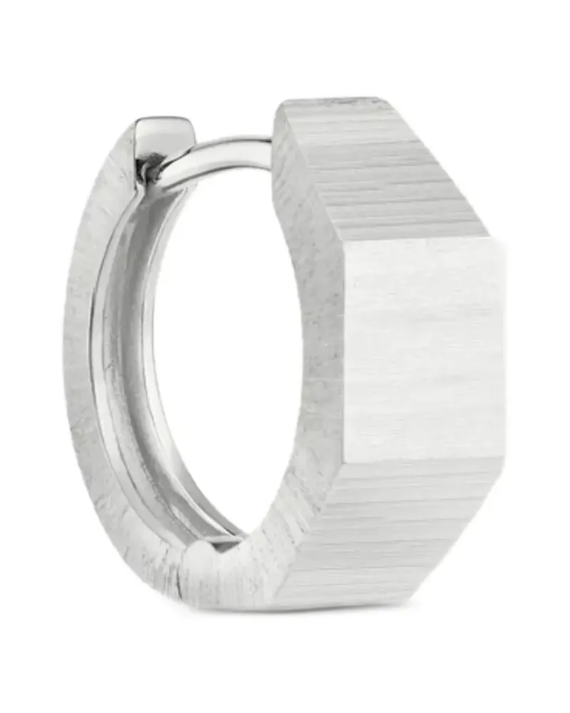 Marie Lichtenberg small Ecrou Coco earring - Silber Silber
